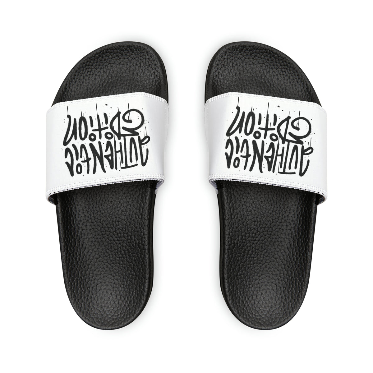 Women's Slide Sandals "Black Authentic Edition"