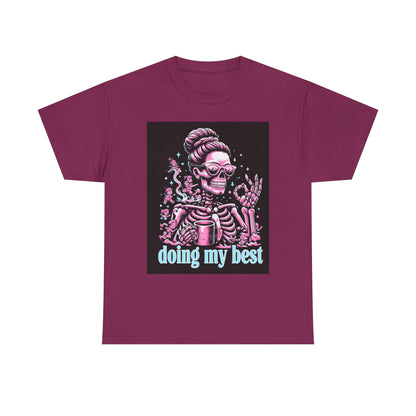 Skeleton 'Doing My Best' T-Shirt