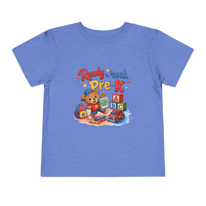 Ready to Rock Pre-K Toddler Tee — Back to School Bear Shirt