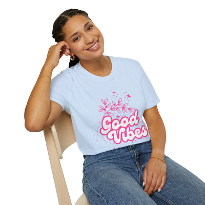 "Pink Good Vibes " T-shirt