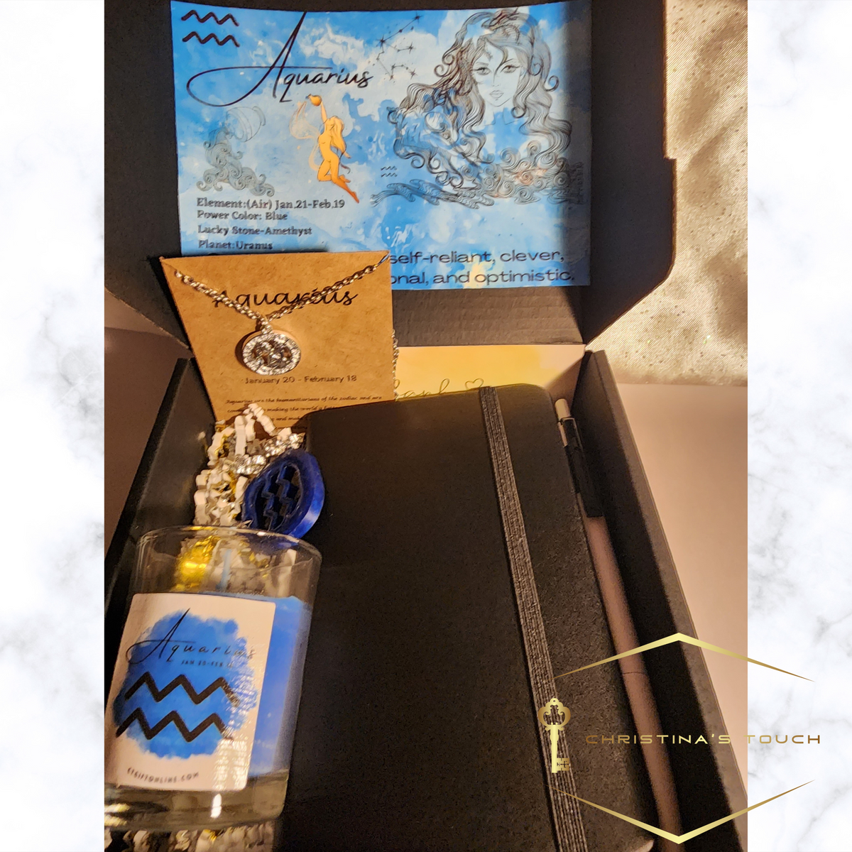 Aquarius Zodiac Gift Box