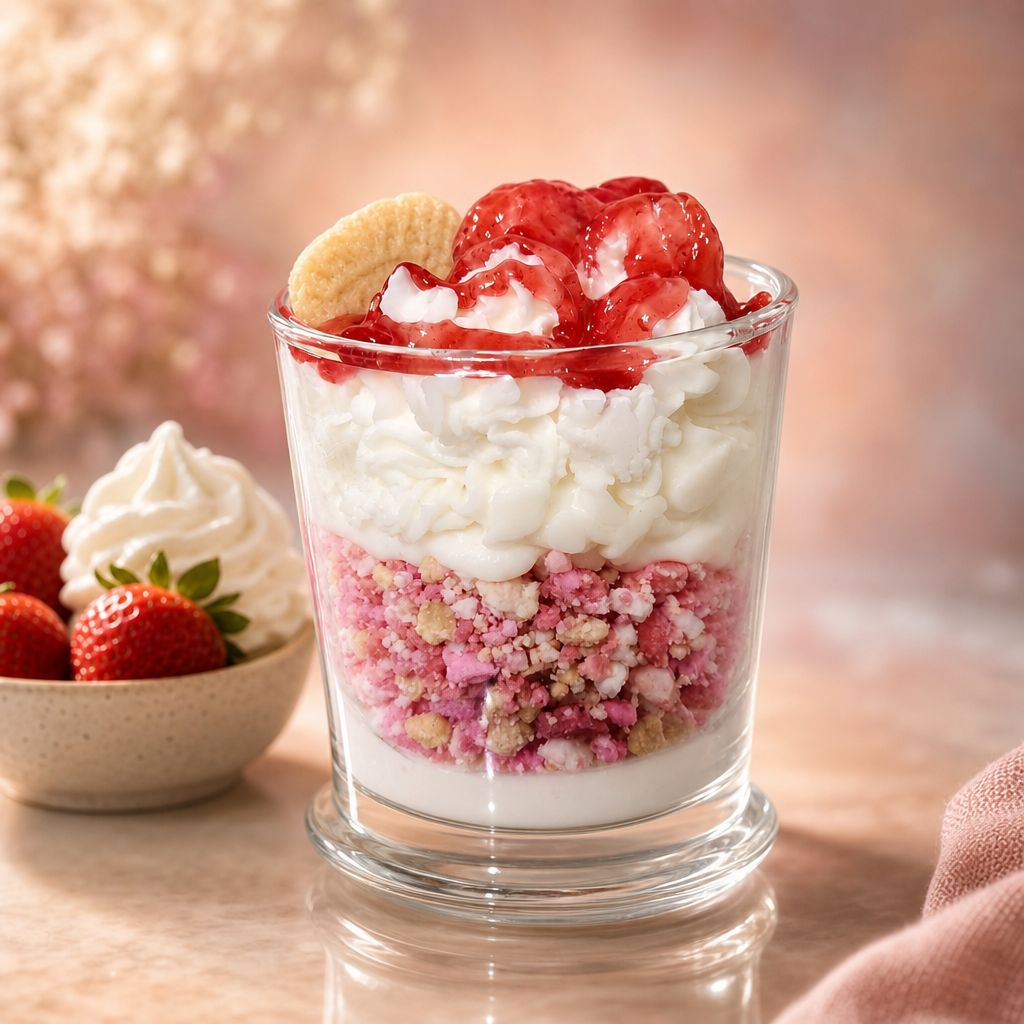 Strawberry Shortcake Cookie Candle