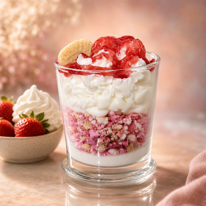 Strawberry Shortcake Cookie Candle