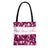 Tote Bag dark pink hearts