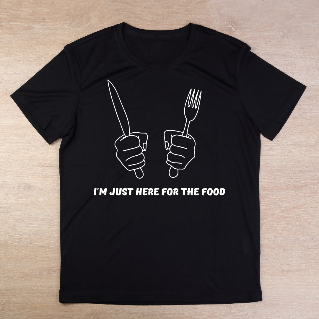 Tshirt here for the food