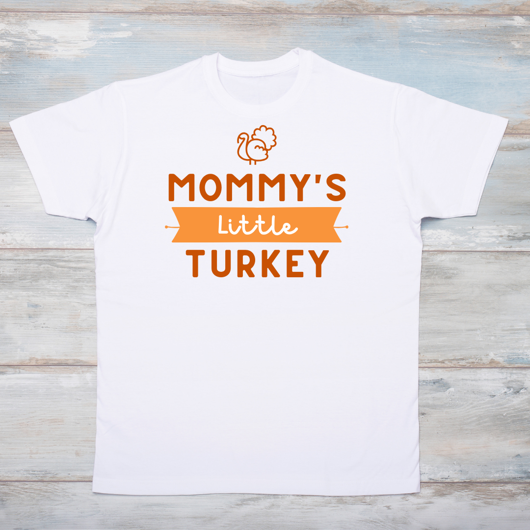 Tshirt Mommy's little Turkey