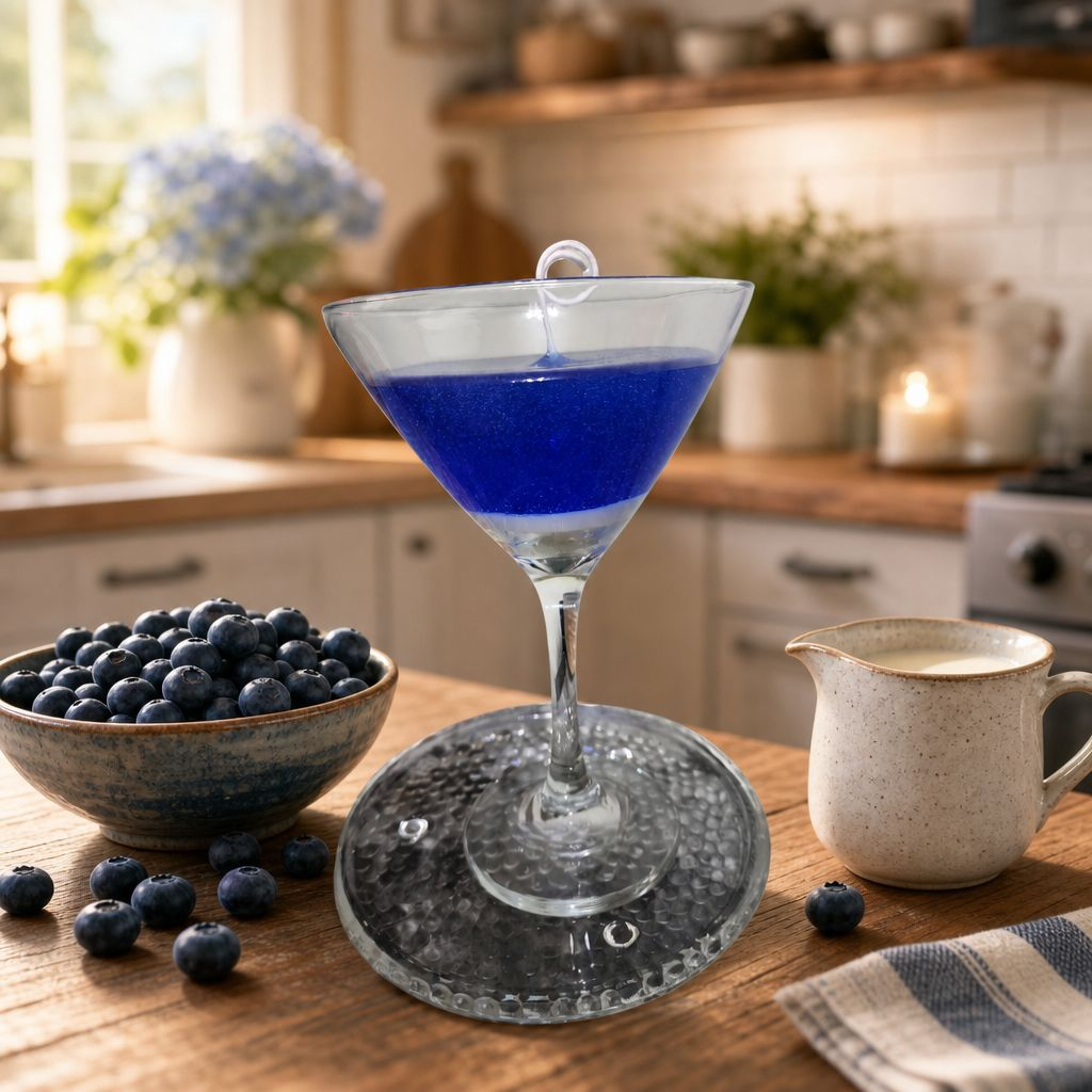 Blueberry Cream Martini Candle