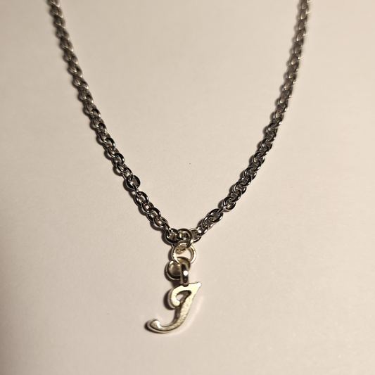 Cursive Letter Necklace