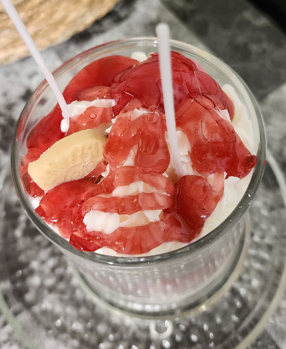 Strawberry Shortcake Cookie Candle