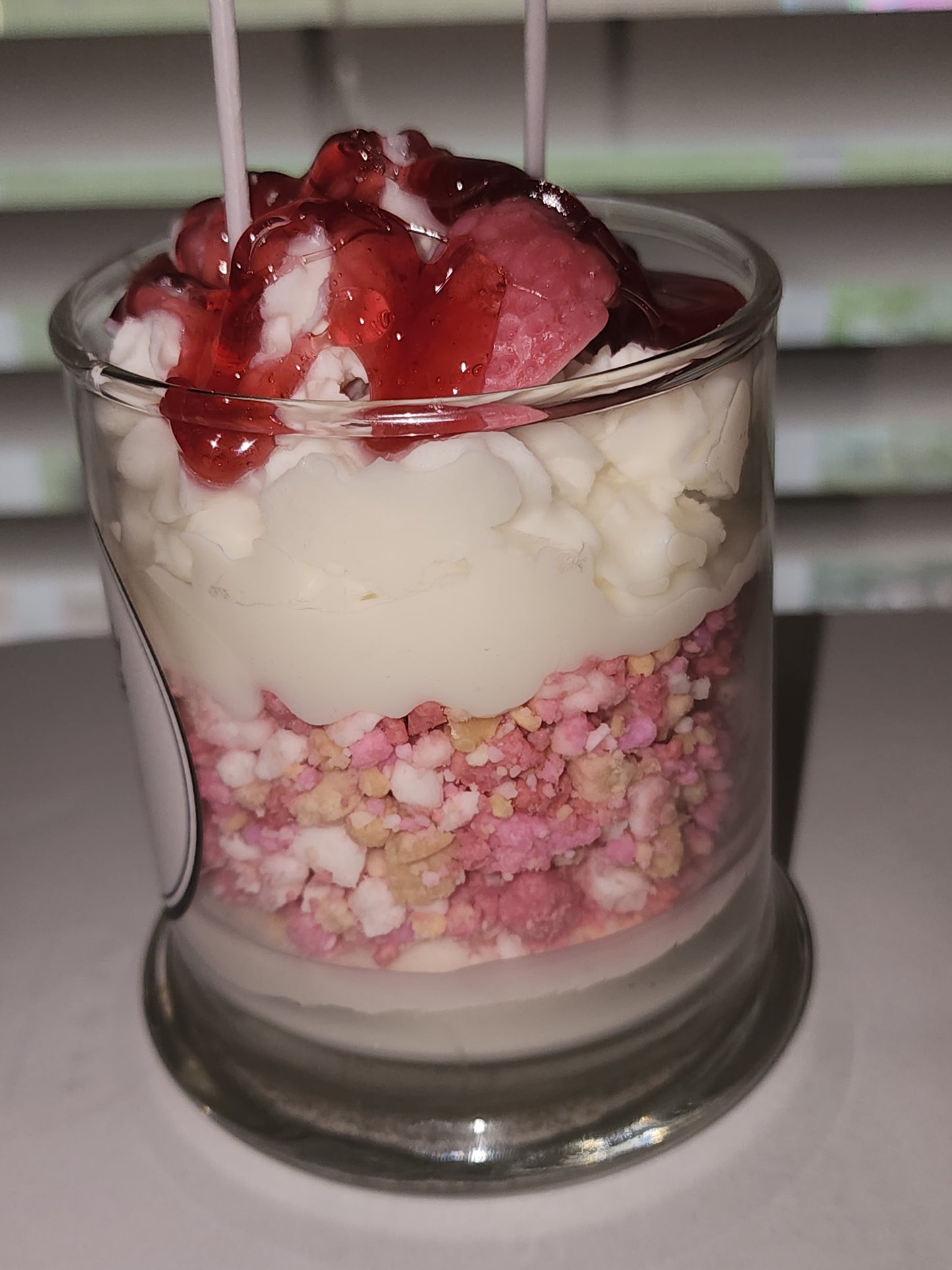 Strawberry Shortcake Cookie Candle