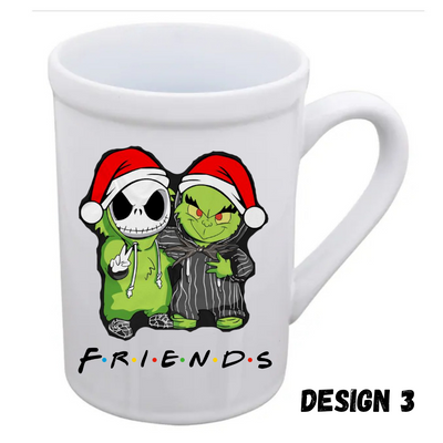 Young grinch & jack skeleton mug