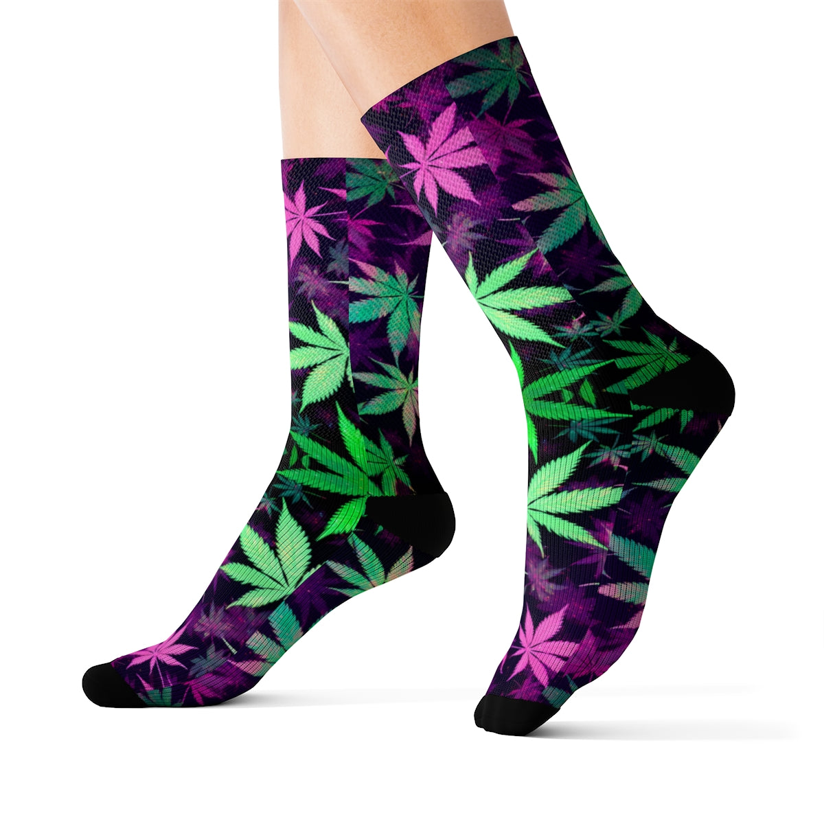Weed Symbol Socks