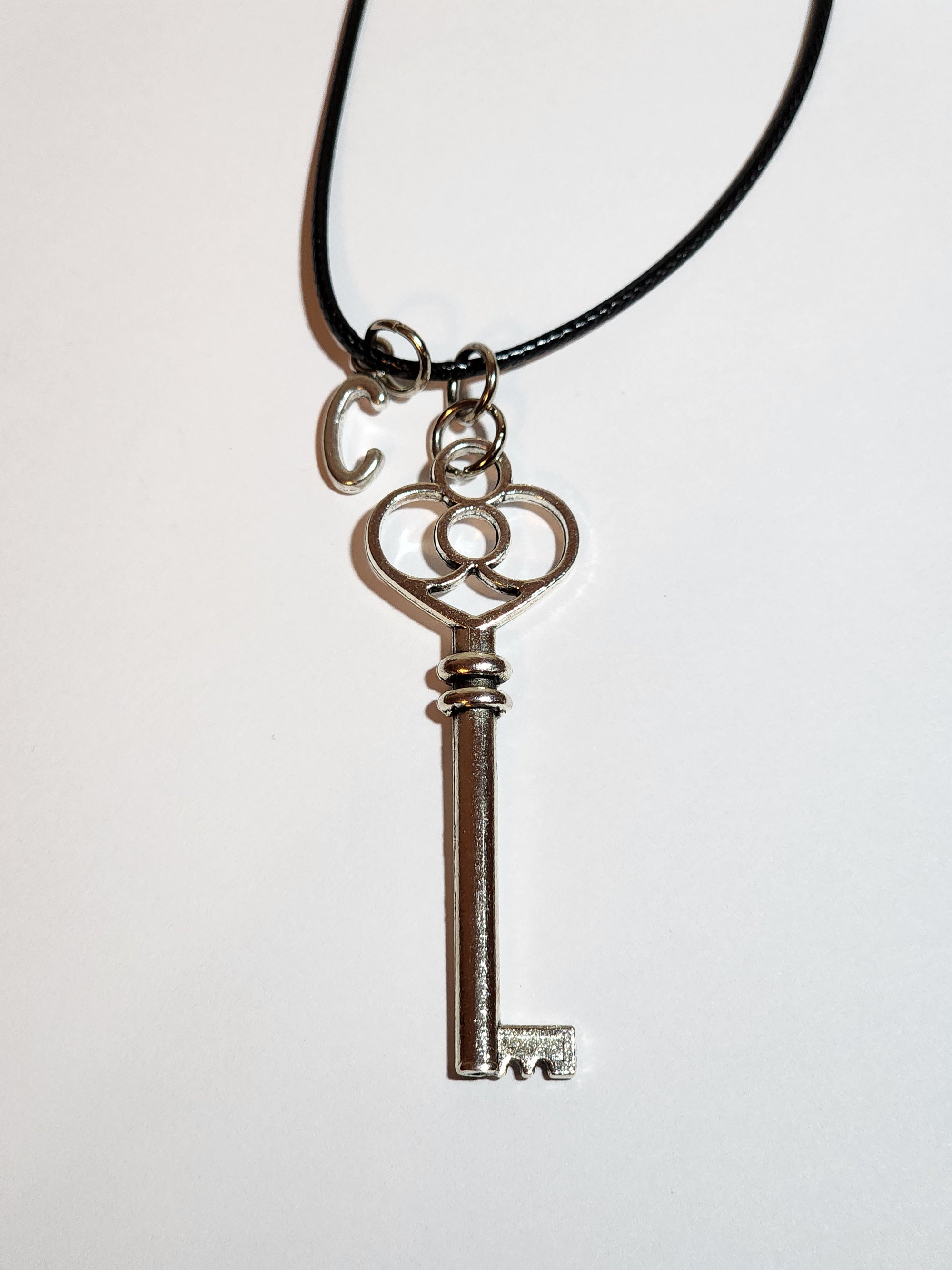 Vintage Heart of Gold Key Necklace