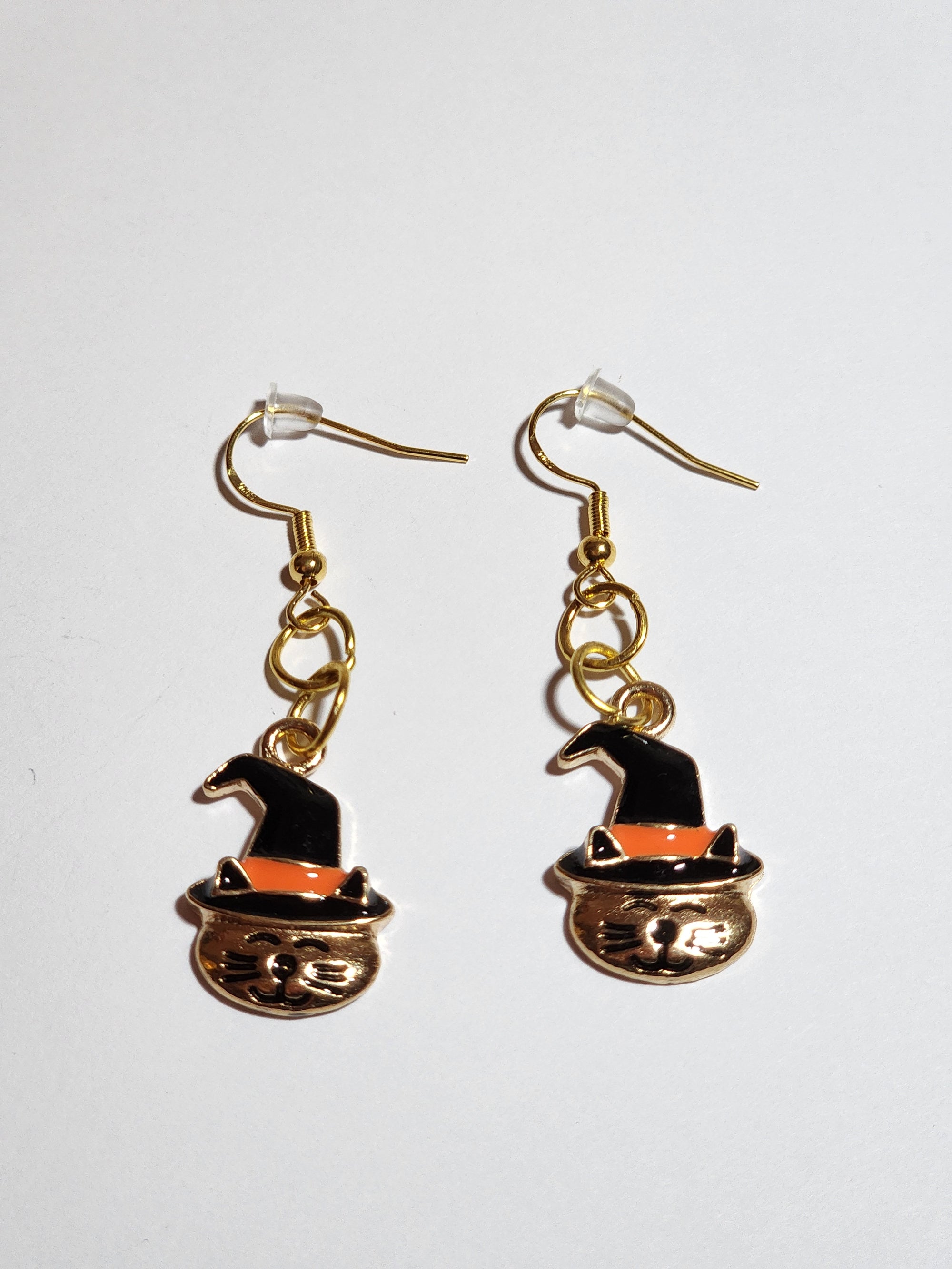 Halloween Cat Earrings (Seasonal)