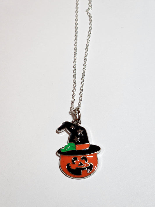 Halloween pumpkin necklace (Seasonal)