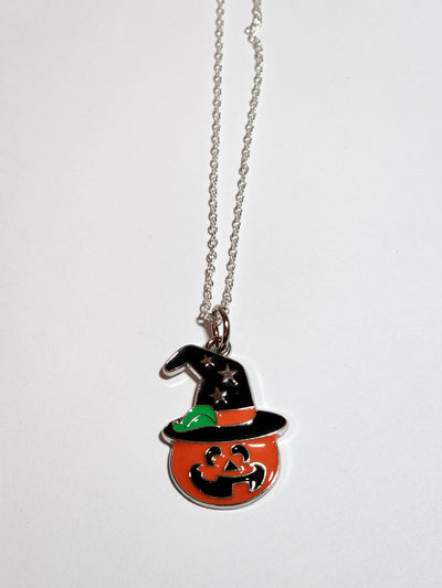 Halloween pumpkin necklace (Seasonal)