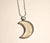 Glitter Moon Pendant