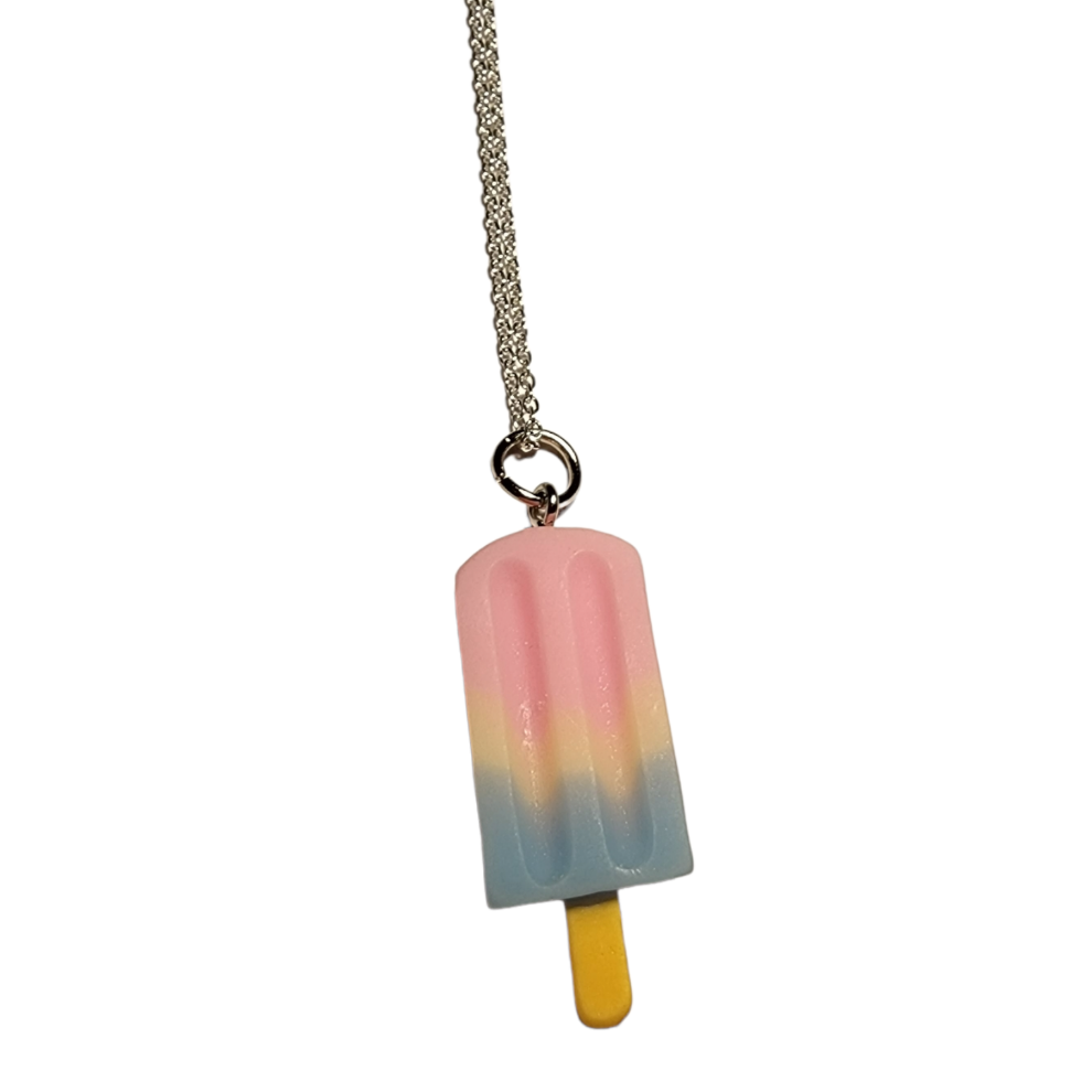 Ice-cream pop necklace
