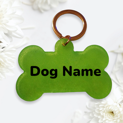 Large Dog bone tag