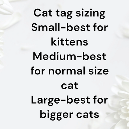 Medium cat tag