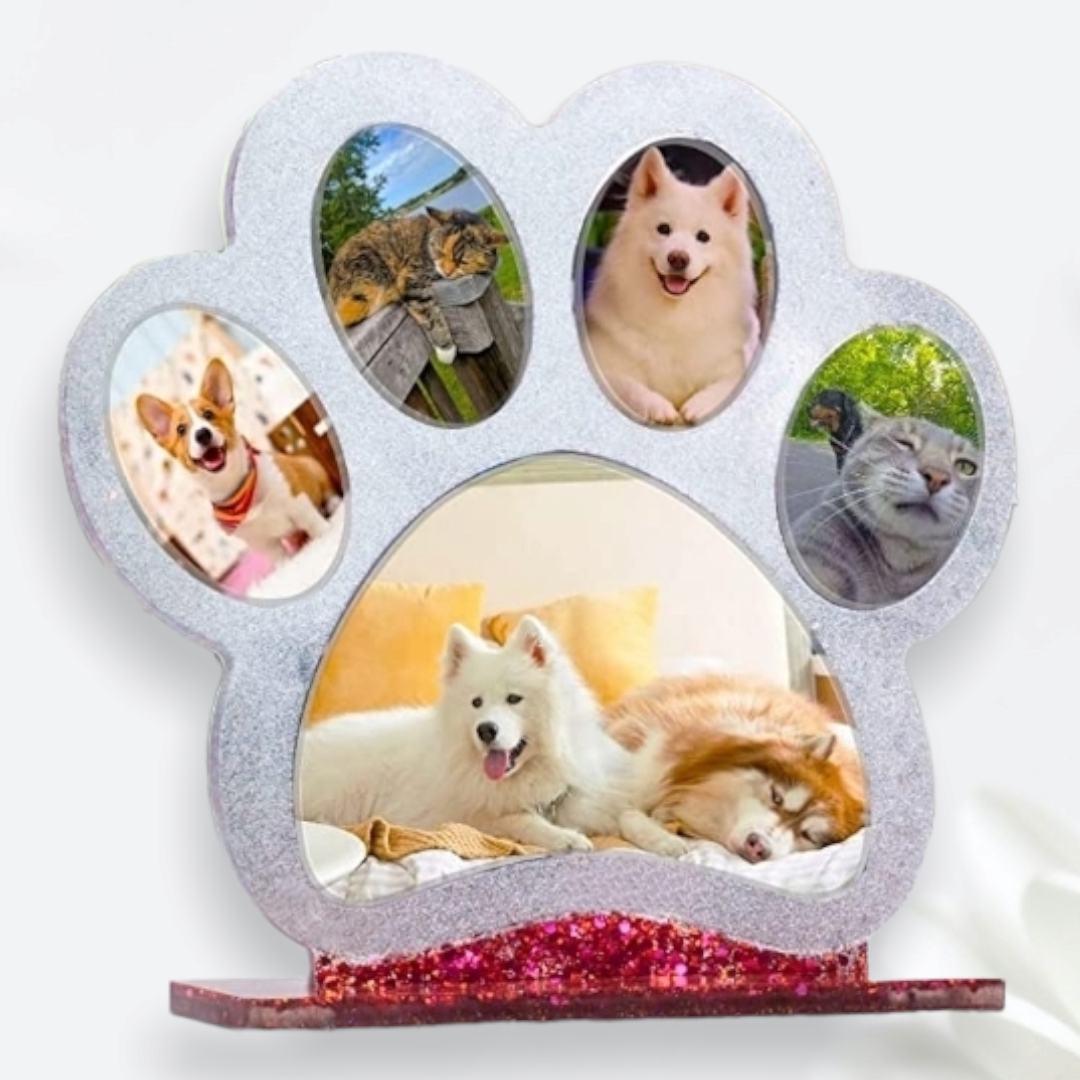 Customizable Big Paw Print Picture Frame