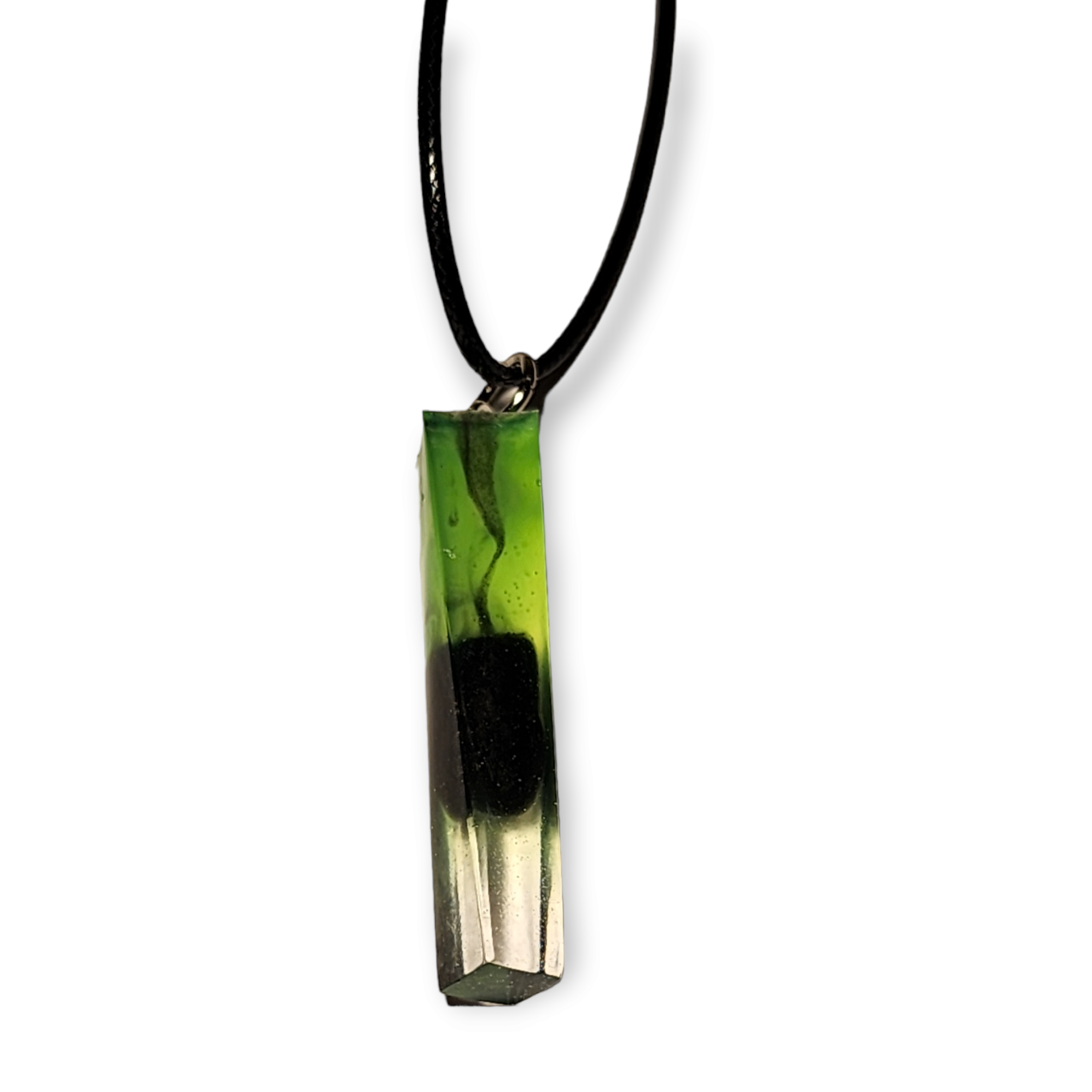 Limited Edition neon green and black necklace