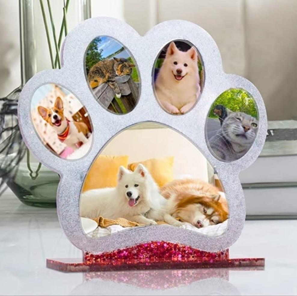 Customizable Big Paw Print Picture Frame